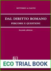 Dal diritto romano. Percorsi e questioni