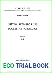 Initia hymnorum Ecclesiae graecae. O-S