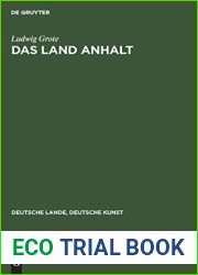 Das Land Anhalt (Deutsche Lande, Deutsche Kunst) (German Edition)