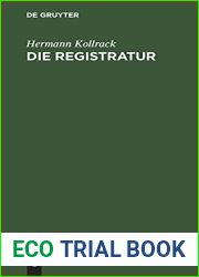 Die Registratur (German Edition)
