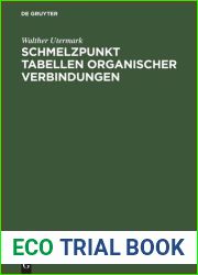 Schmelzpunkt Tabellen Organischer Verbindungen