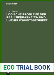 Logische Probleme der Realisierbarkeits- und Unendlichkeitsbegriffe