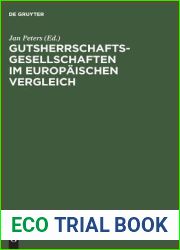 Gutsherrschaftsgesellschaften im europaischen Vergleich (German Edition)