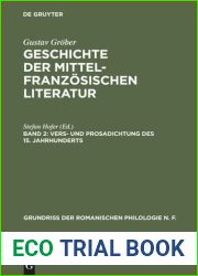 Geschichte der mittelfranzosischen Literatur