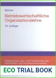 Betriebswirtschaftliche Organisationslehre (De Gruyter Studium) (German Edition)