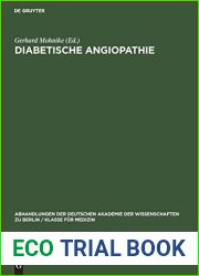 Diabetische Angiopathie: I. Internationales Symposion uber Diabetesfragen vom 1. bis 3. Oktober 1962 im Institut fur Diabetes - Forschung und … Klasse fur Medizin, 1964, 3) (German Edition)