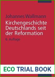 Kirchengeschichte Deutschlands seit der Reformation.