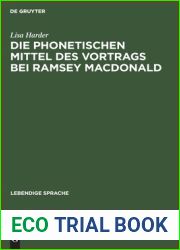 Die phonetischen Mittel des Vortrags bei Ramsey MacDonald (Lebendige Sprache, 9) (German Edition)