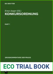 Konkursordnung: Grosskommentar. ?? 1 - 42, Register (Grosskommentare der Praxis) (German Edition)