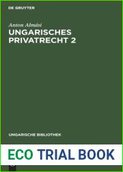 Ungarisches Privatrecht 2