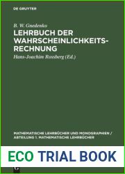 Lehrbuch der Wahrscheinlichkeitsrechnung