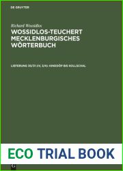 Wossidlos-Teuchert Mecklenburgisches Worterbuch