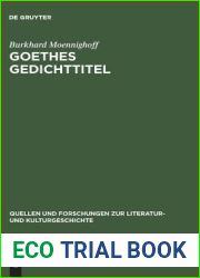 Goethes Gedichttitel (Quellen und Forschungen zur Literatur- und Kulturgeschichte, 16 (250)) (German Edition)