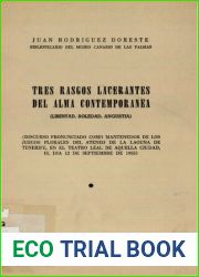 Tres Rasgos Lacerantes del Alma Contemporanea