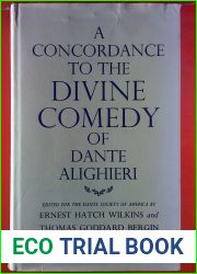 A Concordance to the Divine Comedy of Dante Alighieri