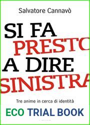 Si fa presto a dire sinistra: Tre anime in cerca di identita (Italian Edition)