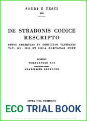 De Strabonis codice rescripto, cuius reliquiae in codicibus