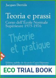 Teoria e prassi. Corso all|Ecole Normale Superieure 1975-1976