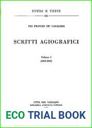 Scritti agiografici. 1893-1900