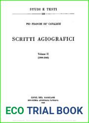 Scritti agiografici. 1900-1946