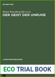Der Geist der Unruhe: 1968 im Vergleich. Wissenschaft - Literatur - Medien (LiteraturForschung) (German Edition)