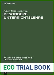 Besondere Unterrichtslehre (Praktische Erziehungs- und Unterrichtslehre, 3) (German Edition)