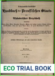 Topographisch-statistisches Handbuch des preussischen Staats, oder