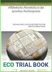Alfabetische Akrosticha in Der Syrischen Kirchenpoesie (Analecta Gorgiana) (German Edition)