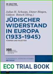 Judischer Widerstand in Europa (1933-1945): Formen und Facetten