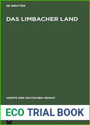 Das Limbacher Land: Ergebnisse der heimatkundlichen Bestandsaufnahme im Gebiet von Limbach-Oberfrohna und Hohenstein-Ernstthal (Werte der Deutschen Heimat, 5) (German Edition)