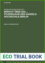 Bericht uber das … Studienjahr der Handels-Hochschule Berlin