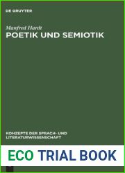 Poetik und Semiotik: Das Zeichensystem der Dichtung (Konzepte der Sprach- und Literaturwissenschaft, 20) (German Edition)