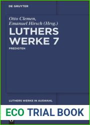 Luthers Werke In Auswahl