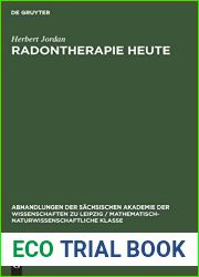 Radontherapie heute (Abhandlungen der Sachsischen Akademie der Wissenschaften zu Leipzig Mathematisch-Naturwissenschaftliche Klasse, 57, 1) (German Edition)