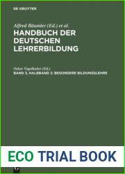 Handbuch der deutschen Lehrerbildung
