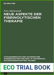 Neue Aspekte der fibrinolytischen Therapie (Sitzungsberichte der Akademie der Wissenschaften der DDR N. Mathematik, Naturwissenschaften, Technik, 1981, 12) (German Edition)