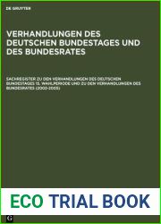 Sachregister zu den Verhandlungen des Deutschen Bundestages 15. Wahlperiode und zu den Verhandlungen des Bundesrates (2002-2005) (German Edition)
