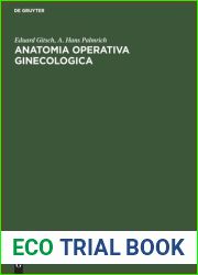 Anatomia Operativa Ginecologica