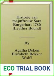 Historie van mejuffrouw Sara Burgerhart 1786 [Leather Bound]