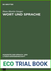 Wort und Sprache: Sprachwissenschaftliche Grundfragen