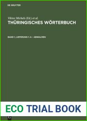 Thuringisches Worterbuch
