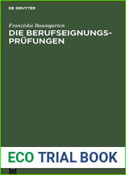 Die Berufseignungs-Prufungen: Theorie und Praxis (German Edition)