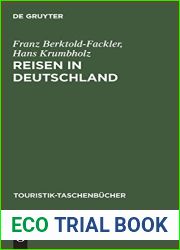 Reisen in Deutschland: Eine kleine Tourismusgeschichte (Touristik-Taschenbucher) (German Edition)