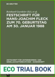 Festschrift fur Hans-Joachim Fleck zum 70. Geburtstag am 30. Januar 1988