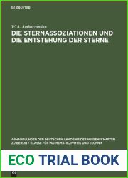 Die Sternassoziationen und die Entstehung der Sterne