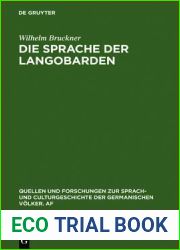 Die Sprache Der Langobarden