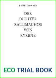 Der Dichter Kallimachos von Kyrene