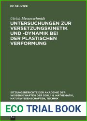 Untersuchungen zur Versetzungskinetik und -dynamik bei der plastischen Verformung