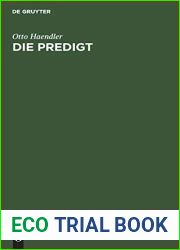 Die Predigt: Tiefenpsychologische Grundlagen und Grundfragen (German Edition)