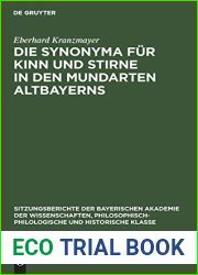 Die Synonyma fur Kinn und Stirne in den Mundarten Altbayerns (Sitzungsberichte der Bayerischen Akademie der Wissenschaften, … Historische Klasse, 1927, 4) (German Edition)